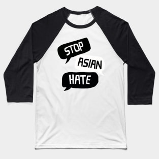 Stop Asian Hate Baseball T-Shirt